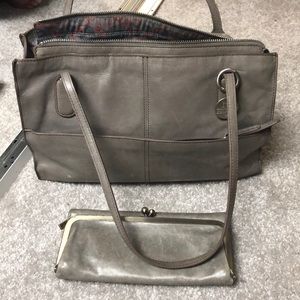 Hobo bag with matching wallet